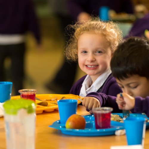 wycliffe kids eating lunch