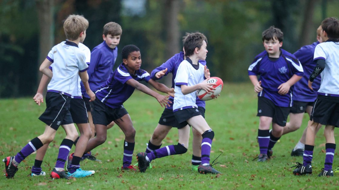 Wycliffe boys in a rugby match