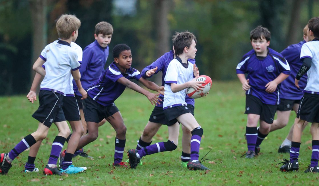 Wycliffe boys in a rugby match
