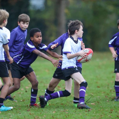 Wycliffe boys in a rugby match
